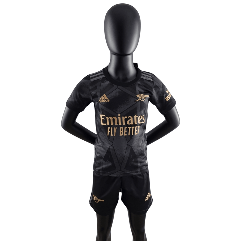 Kit infantil Arsenal Away 2022/23 Adidas - Paixao de Torcedores