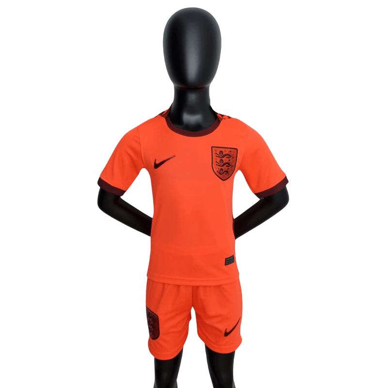 Kit infantil Inglaterra Laranja Wc22 Nike - Paixao de Torcedores