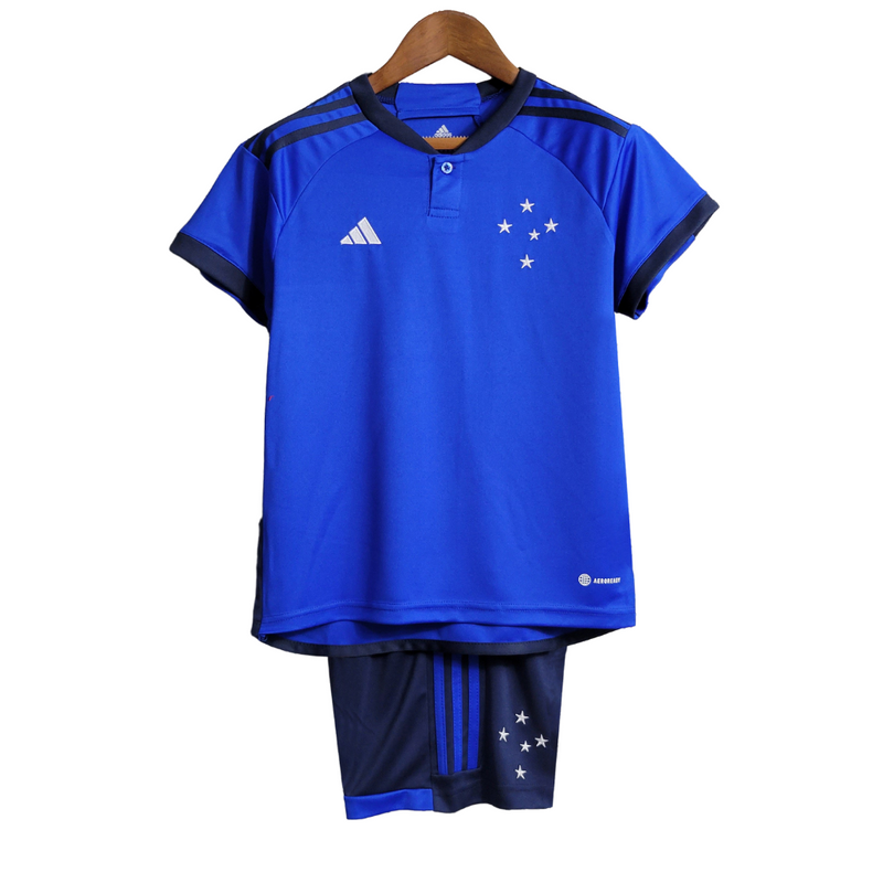 Kit Infantil Cruzeiro I 23/24 - Adidas - Paixao de Torcedores