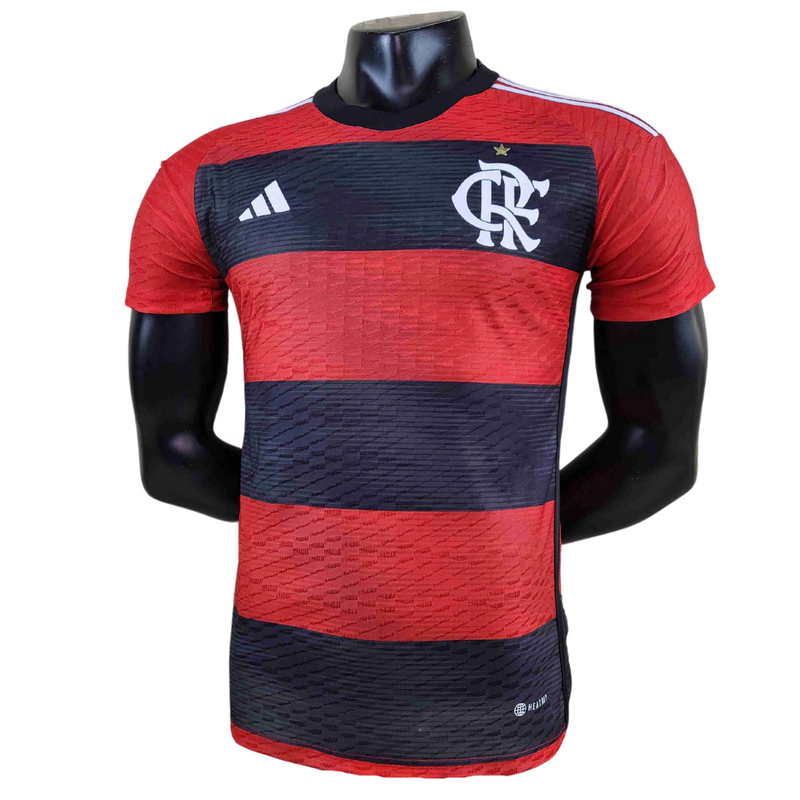 Camisa Flamengo I 22/23 - Adidas Versão Jogador Masculina - Vermelho - Paixao de Torcedores