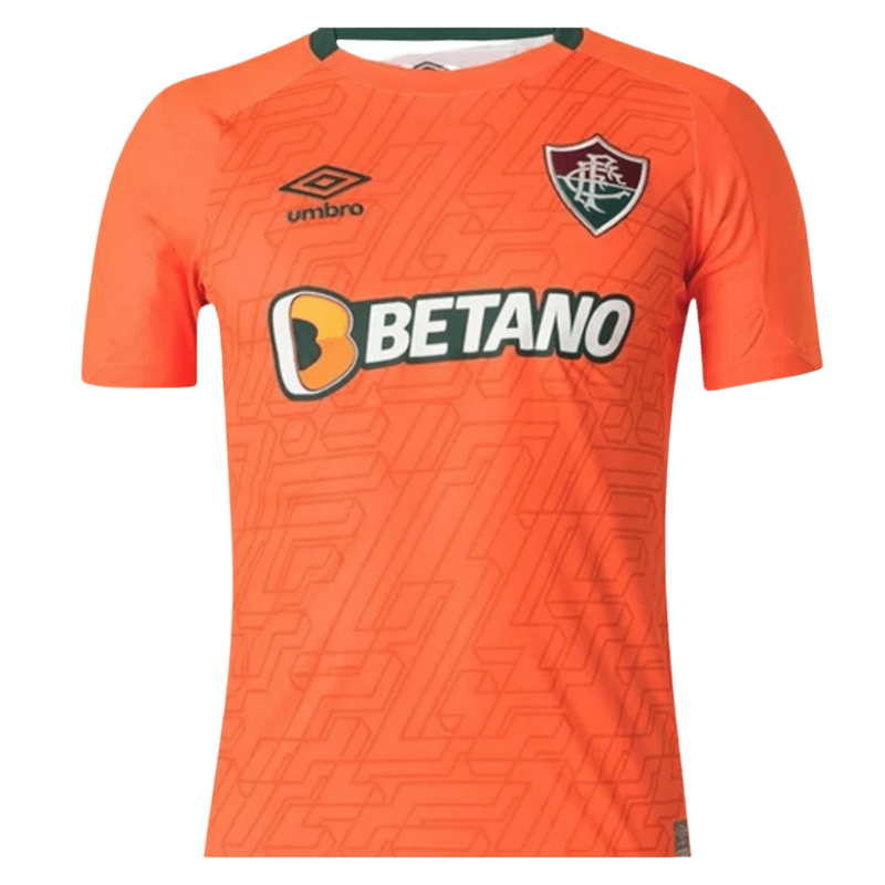 Camisa Fluminense Goleiro 22/23 - Umbro Torcedor Masculina - Laranja - Paixao de Torcedores