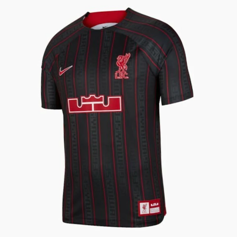Camisa Liverpool Colab Lebron James 23/24 - Nike Torcedor Masculina - Paixao de Torcedores