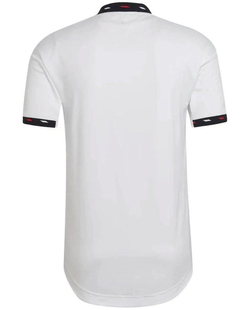 Camisa Manchester United II 2223 Torcedor Adidas Masculina - Branco, Preto e Vermelho - Paixao de Torcedores