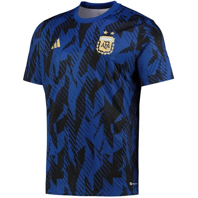 Camisa Argentina Pre jogo WC2022 - Torcedor Pro Adidas Masculino - Paixao de Torcedores