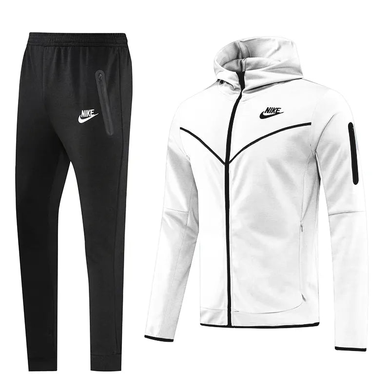 Conjunto Nike Tech Fleece Branco - Agasalho - Paixao de Torcedores