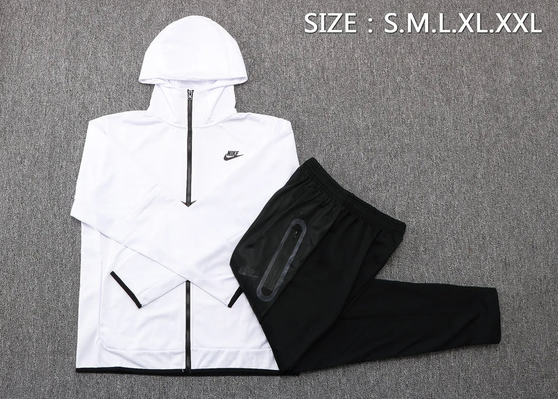 Conjunto Nike Tech Fleece Branco - Agasalho - Paixao de Torcedores