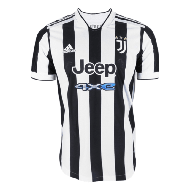 Camisa Juventus Home 21/22 Torcedor Adidas Masculina - Branco e Preto - Paixao de Torcedores
