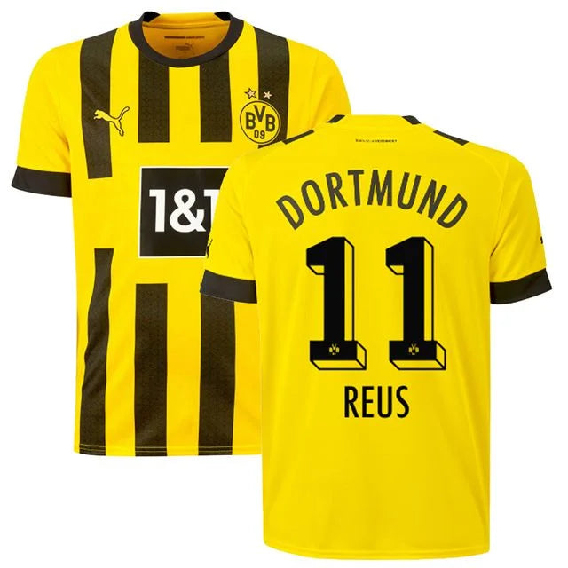 Camisa Borussia Dortmund Home 22/23 - Torcedor Puma- Personalizada REUS  n° 11 - Paixao de Torcedores