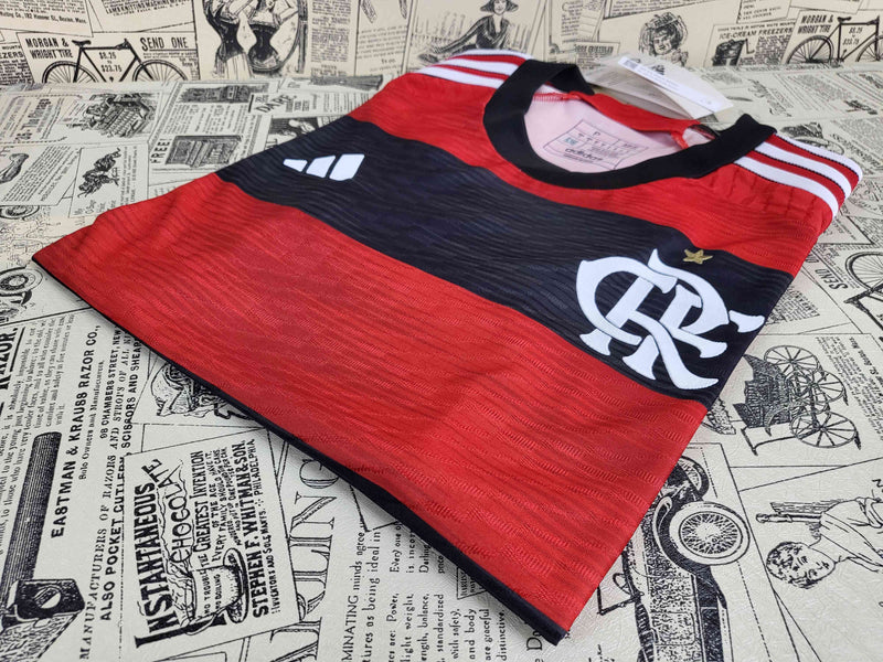 Camisa Flamengo I 22/23 - Adidas Versão Jogador Masculina - Vermelho - Paixao de Torcedores