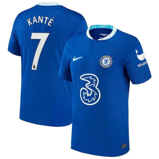 Camisa Chelsea  home 22/23 - Torcedor Nike - Personalizada Kante  n° 7 - Paixao de Torcedores