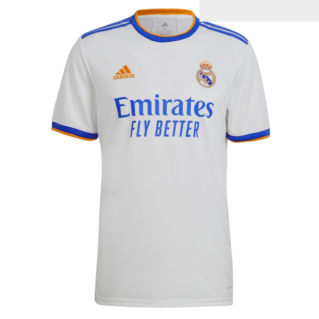 Camisa Real Madrid Home 2122 Torcedor Adidas Masculina - Branca - Paixao de Torcedores