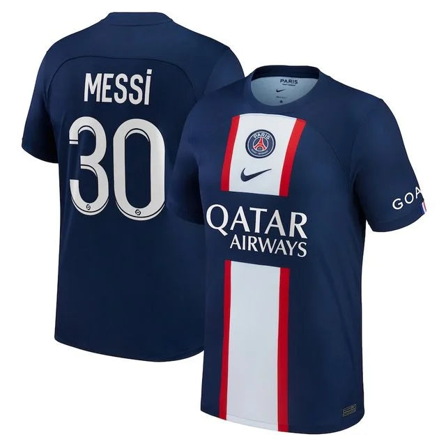 Camisa PSG home 22/23 - Torcedor Nike - Personalizada Messi n° 30 - Paixao de Torcedores