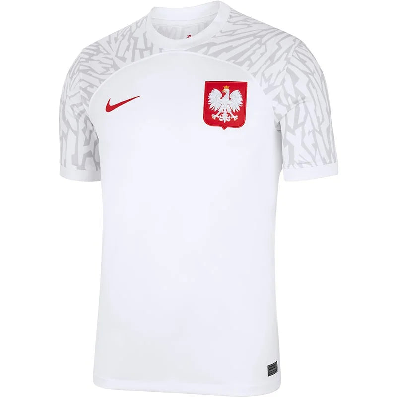 Camisa Polonia Home WC2022 - Torcedor Pro Nike Masculino - Paixao de Torcedores