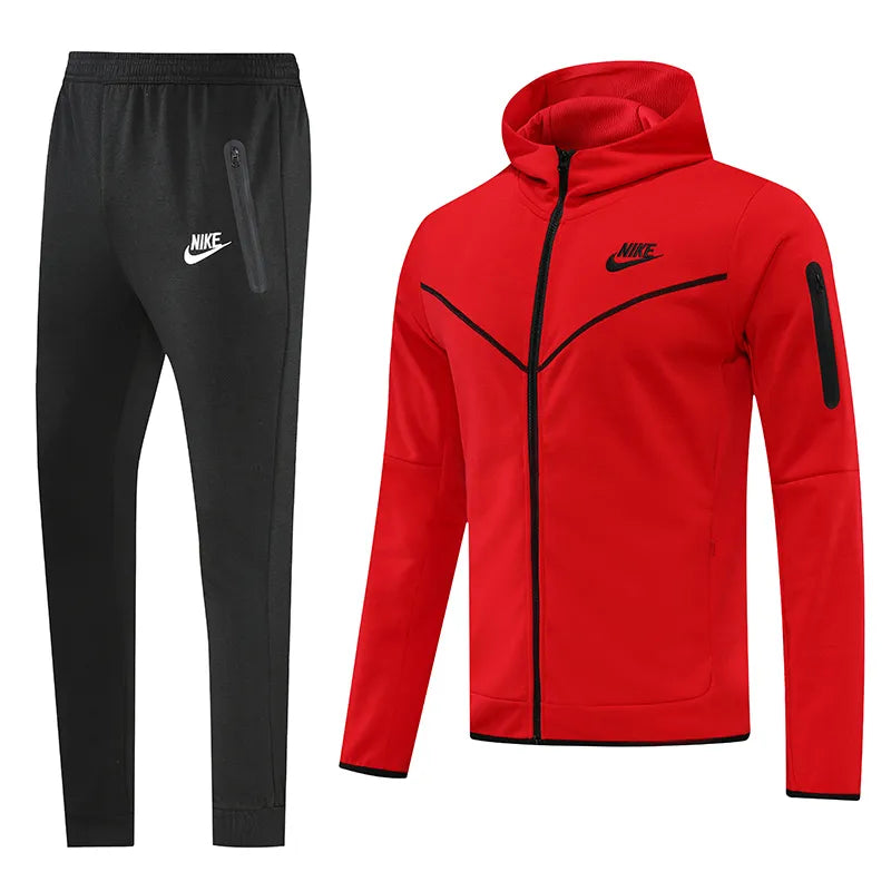 Conjunto Nike Tech Fleece Vermelho - Agasalho - Paixao de Torcedores